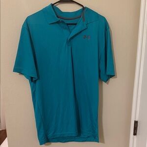 Under Armour Men's Teal Polo Shirt